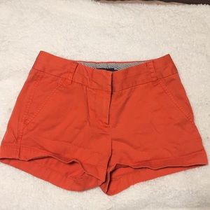Shorts. Orange J. Crew shorts. Like new.